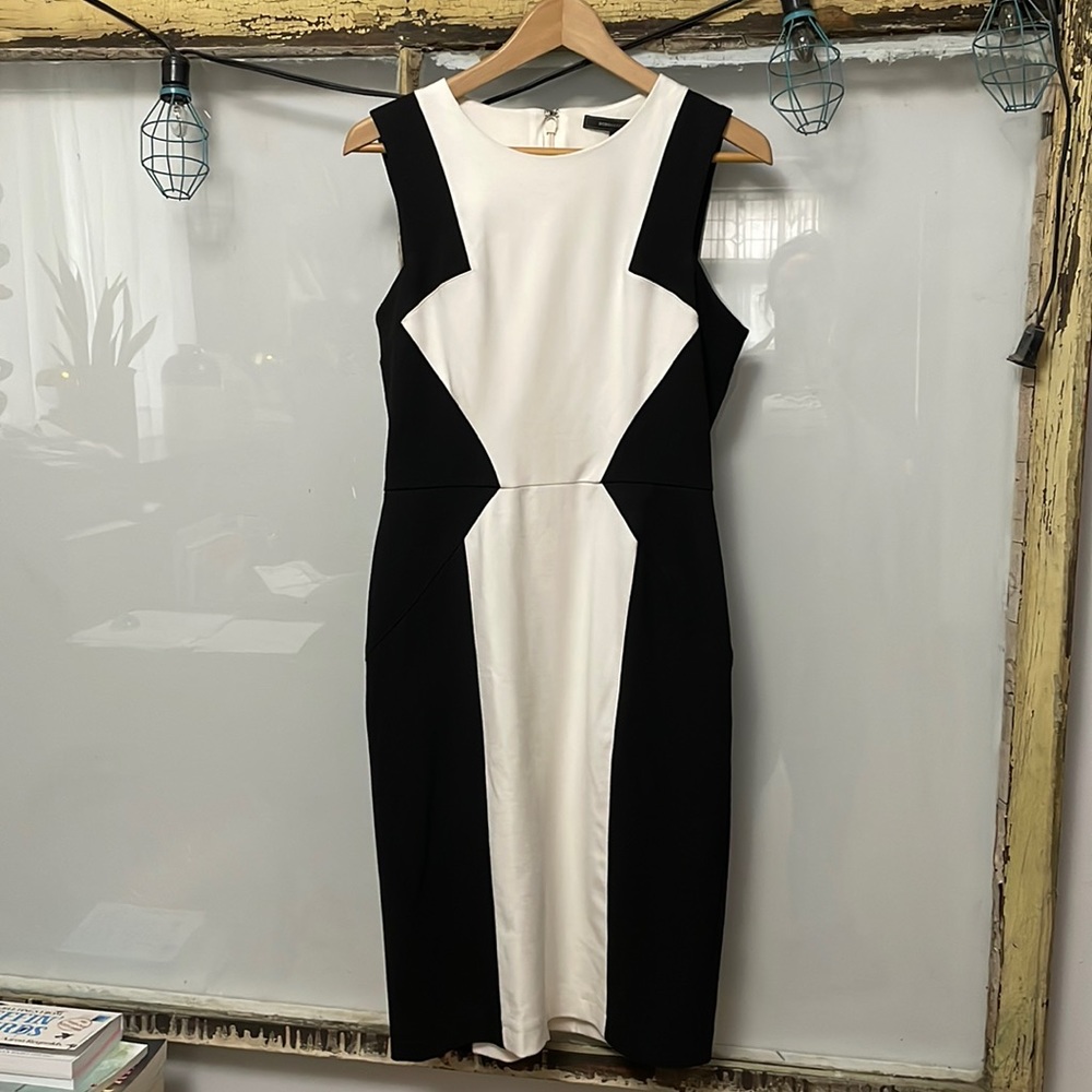 Colour block bodycon dress